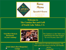 Tablet Screenshot of cantinatahoe.com